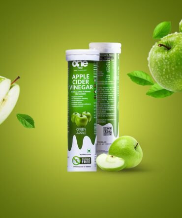 Apple Cider Vinegar Green Apple Flavoured Effervescent Tabs